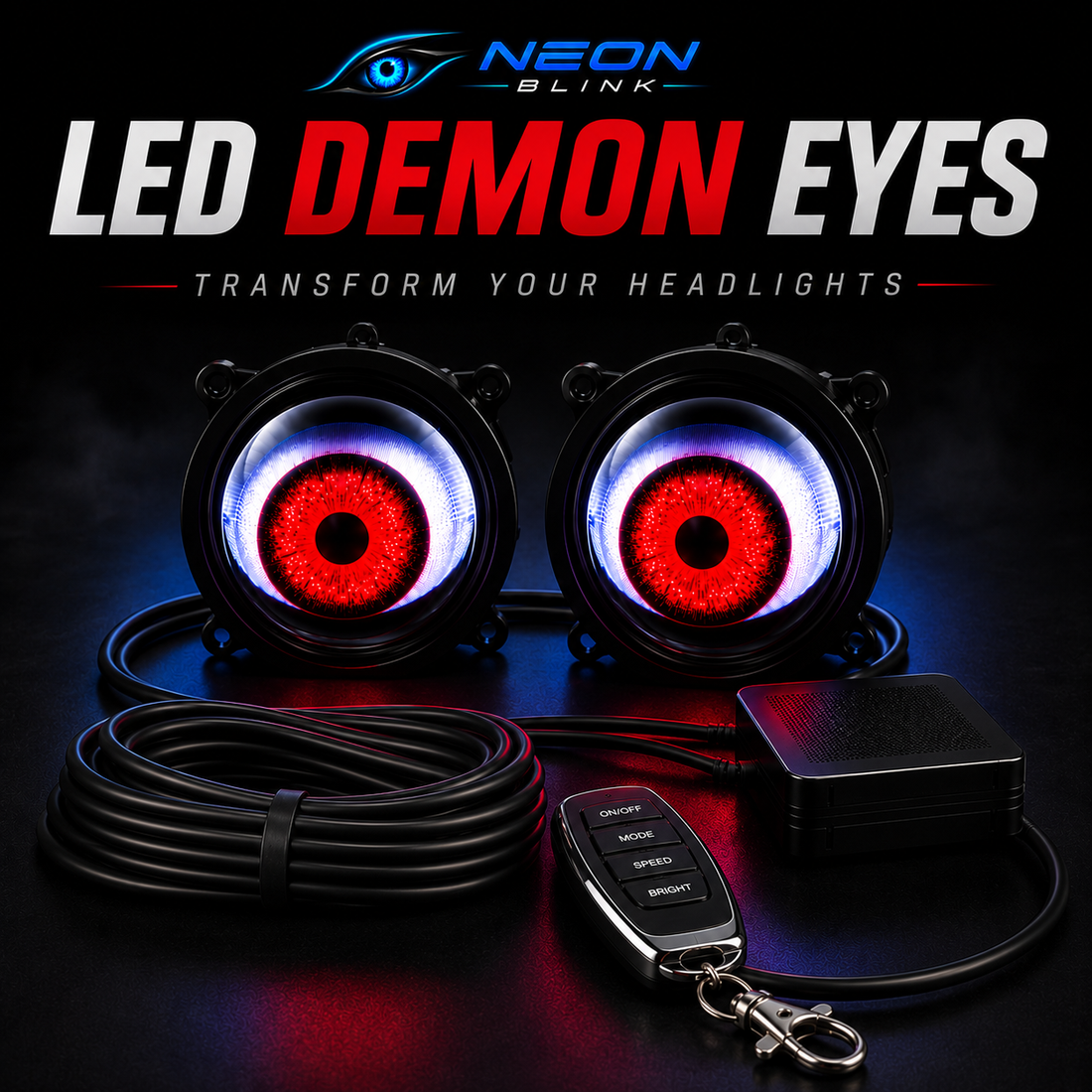 Neon Blink RGB Headlight Eyes — image 1