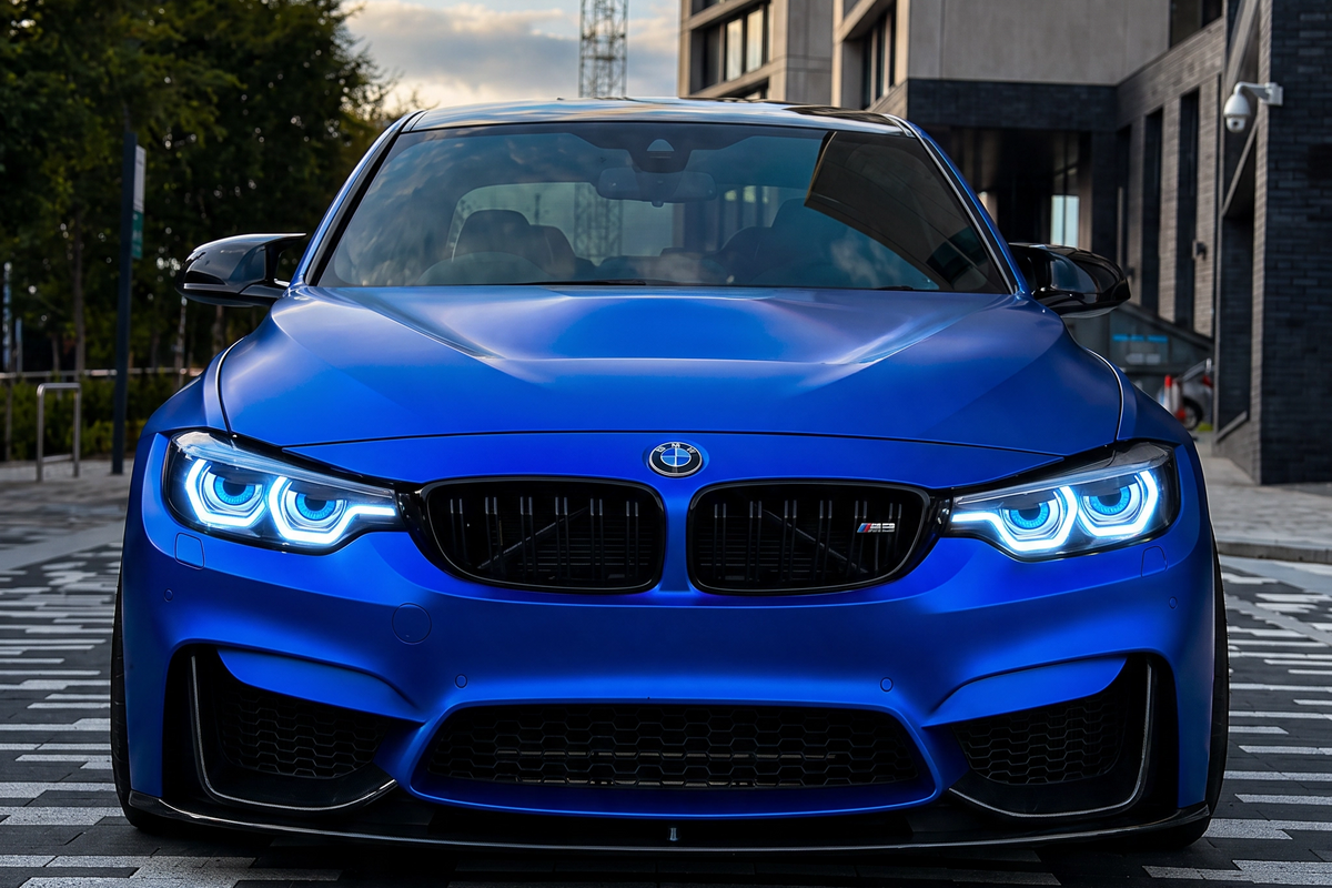 Factory headlights before Neon Blink